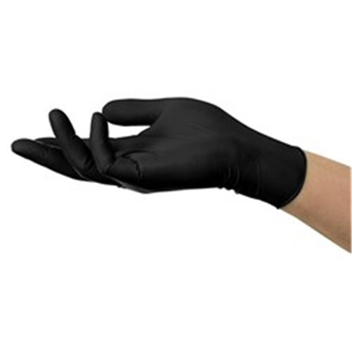Ansell Gloves - Microflex MidKnight Touch - Black - Nitrile - Non Sterile - Powder Free - Extra Small, 100-Pack