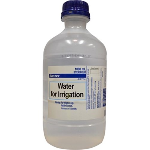 Sterile Water for Irrigation Bottle 1000 mL