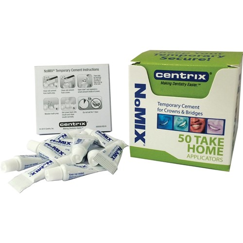NOMIX Temporary Cement Take Home Kit 0.5g Box of 50