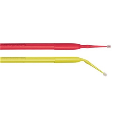 Centrix Benda Micro Applicator - Single Ended - Fine Point White Tip - Red and Yellow, 400-Pack