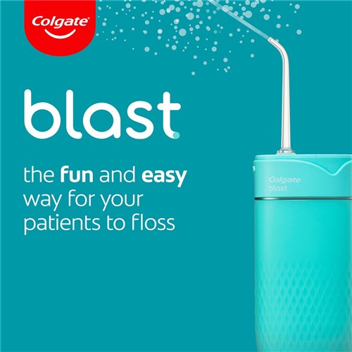 Colgate Blast - Water Flosser - Cordless - Rechargeable, 1-Pack with 2 Nozzles