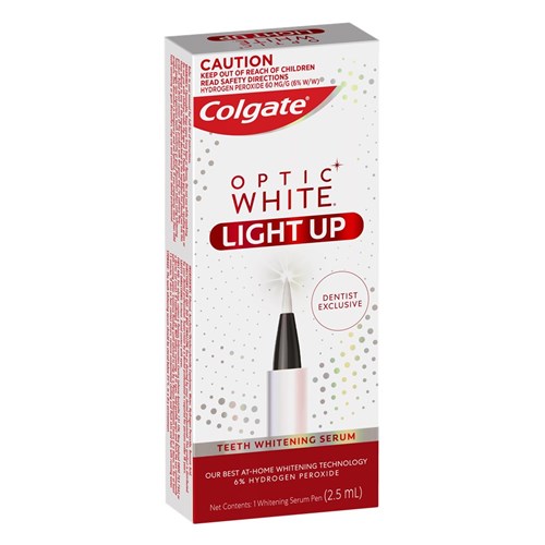 Colgate Optic White Pen -  6%  Hydrogen Peroxide - Refill Kit - 2.5ml