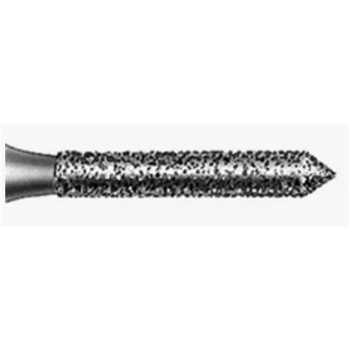 Komet Diamond Bur - 6885-014 - Cylinder Short - Coarse - High Speed, Friction Grip (FG), 5-Pack