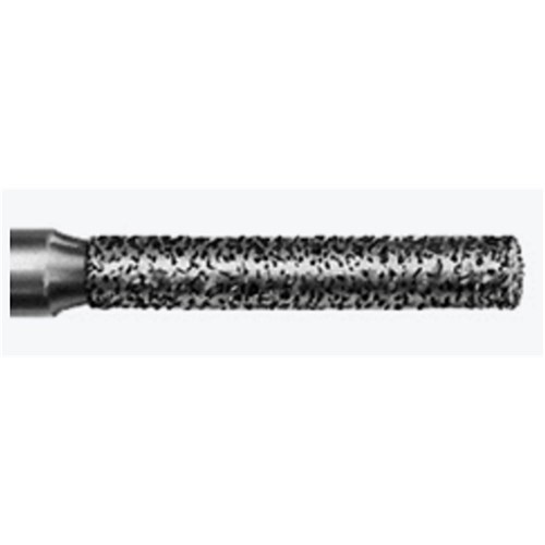 Komet Diamond Bur - 837-014 - Long Cylinder - Straight (HP), 5-Pack