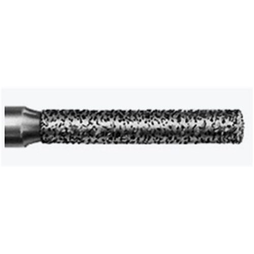 Komet Diamond Bur - 837-014 - Long Cylinder - Straight (HP), 5-Pack