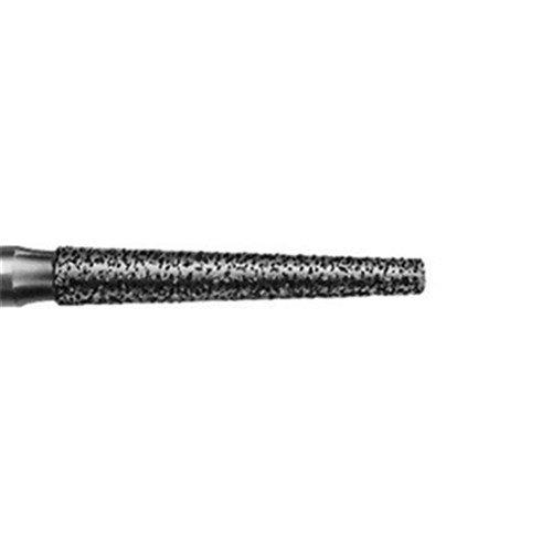 Komet Diamond Bur - 848-023 - Long Flat End Taper - High Speed, Friction Grip (FG), 5-Pack