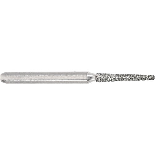 Komet Diamond Bur - 856-012 - Round Tapered Chamfer - High Speed, Friction Grip (FG), 5-Pack