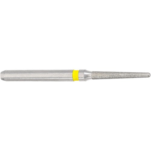 Komet Diamond Bur - 856EF-012 - Round Tapered Chamfer - High Speed, Friction Grip (FG), 5-Pack