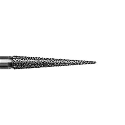 Komet Diamond Bur - 859-018 - Pointed Long - Slow Speed, Right Angle (RA), 5-Pack