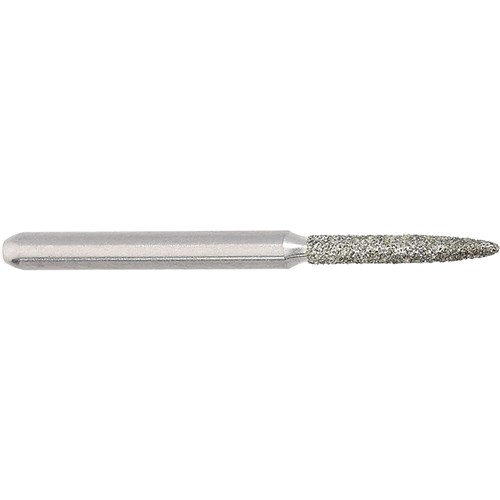 Komet Diamond Bur - 862-012 - Flame - High Speed, Friction Grip (FG), 5-Pack