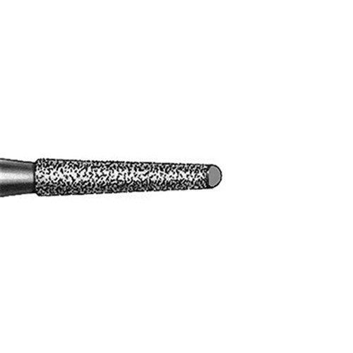 Komet Diamond Bur - 8851-012 - Round End Tapered with Safe End - High Speed, Friction Grip (FG), 5-Pack