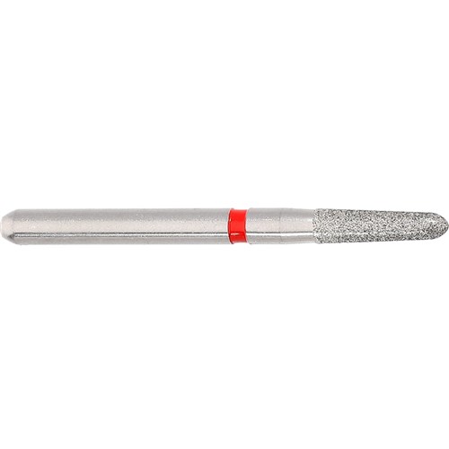 Komet Diamond Bur - 8877K-016 - Torpedo - Fine Red - High Speed, Friction Grip (FG), 5-Pack