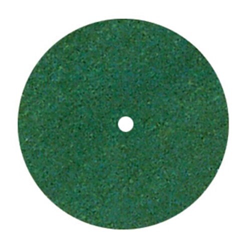 Rubber Wheels Green Coarse 22 x 3.1mm Pack of 100