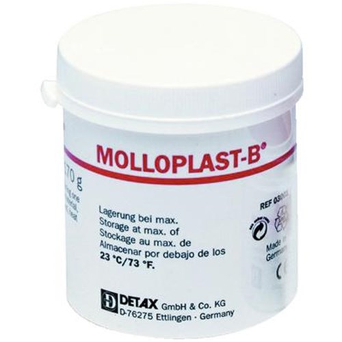 MOLLOPLAST B 170g Jar Soft Reline Material