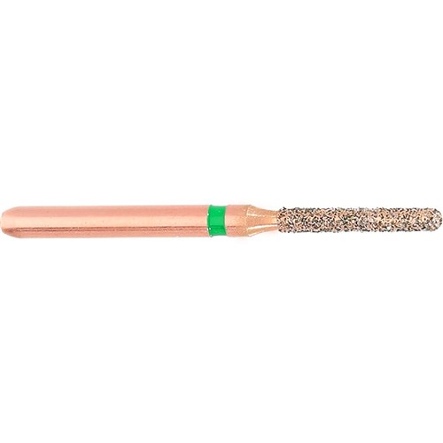 Komet DIAO Diamond Bur - KP6881-012 - Round Parallel Chamfer - High Speed, Friction Grip (FG), 5-Pack