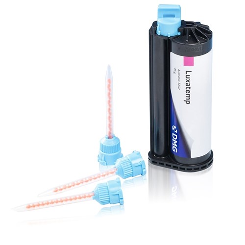 DMG Luxatemp Automix Solar Plus - Temporary Crown and Bridge - Shade A2 - 76g Cartridge and Mixing Tips
