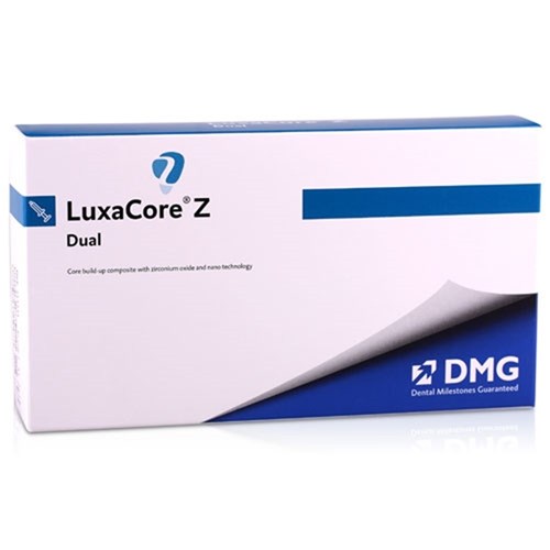 DMG LUXACORE Z Dual - Core Build-Up Composite - Shade Blue - 9g Syringe, 2-Pack and 40 Smart Mix Tip