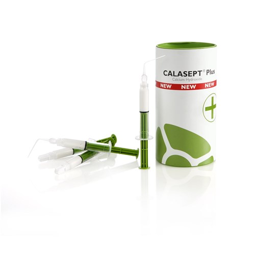 CALASEPT Plus 4x1.5ml Syringes 20 Needles Calcium Hydroxide