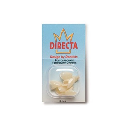 Directa FullForm Peel-Off Crowns -  O-1 Left Cuspid - 9mm, 5-Pack