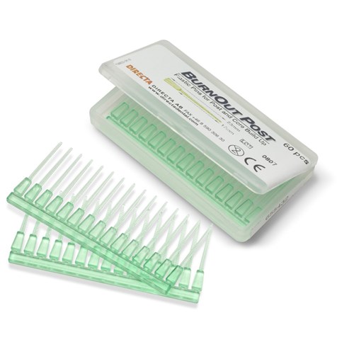 Burn out posts plastic pins 60 in pkt