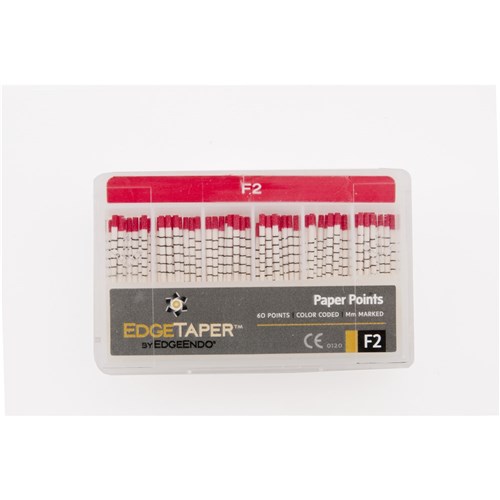 EdgeTAPER Paper Point Size F2 Pack of 60