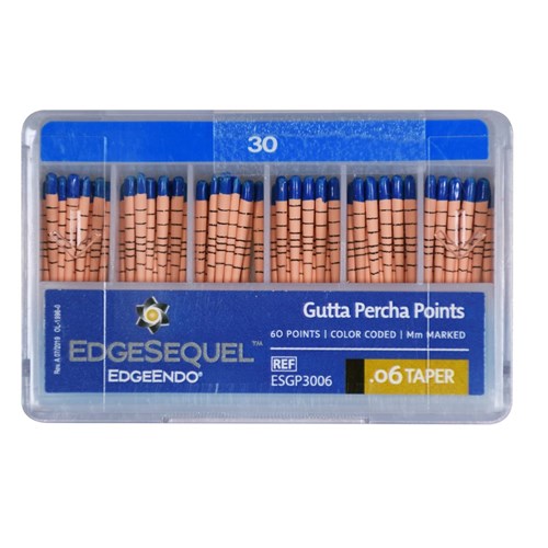 EdgeSEQUEL GP 06 Taper Size 30 Pack of 60