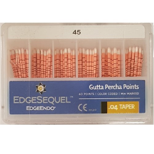 EdgeSEQUEL GP 04 Taper Size 45 Pack of 60