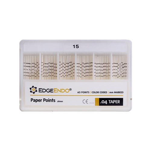 EdgeFILE Paper Point Size 15 .04 Pack of 60