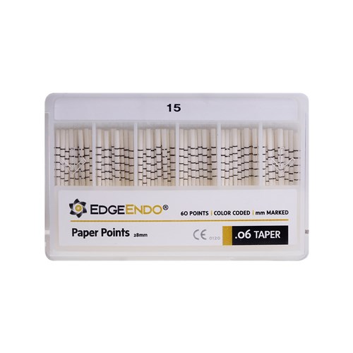 EdgeFILE Paper Point Size 15 .06 Pack of 60
