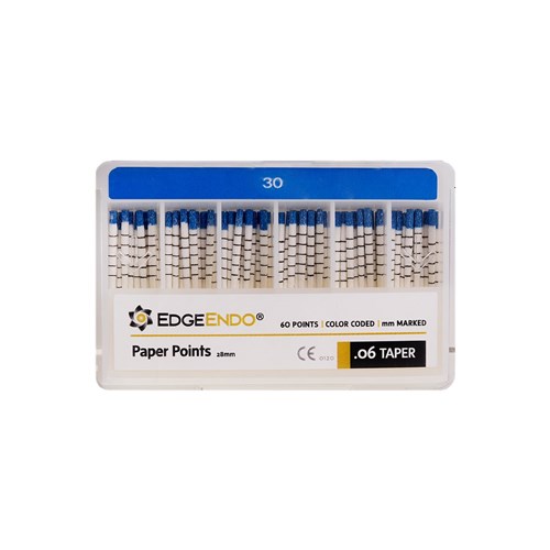 EdgeFILE Paper Point Size 30 .06 Pack of 60