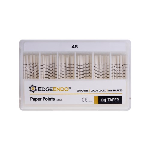 EdgeFILE Paper Point Size 45 .04 Pack of 60