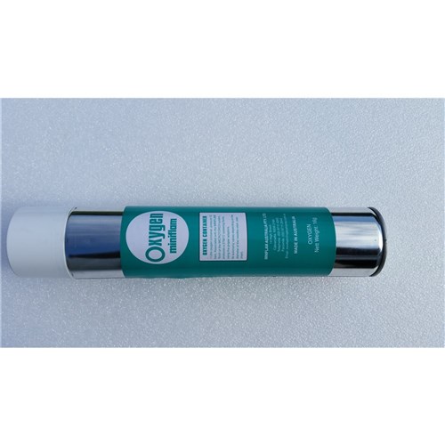 MINIFLAM Oxygen Cartridge 1L 12 Bar Pressure