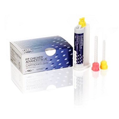 GC FIT CHECKER Advanced - Blue - 2 x 56g Cartridges and 6 Mixing Tips