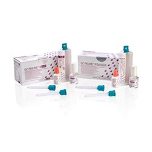 GC RELINE II Soft - Silicone-Based Relining Material - Intro Kit