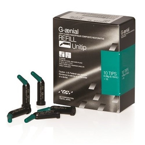 GC GAENIAL ANTERIOR Unitip - Universal Composite - Shade AO2 - 0.28g, 10-Pack