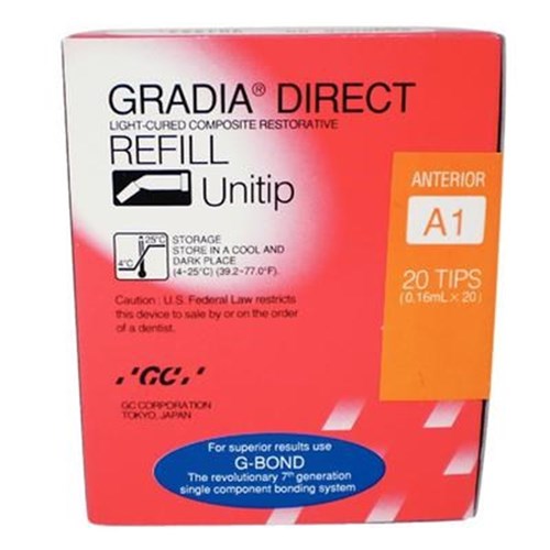 GRADIA Anterior A1 Unitip 0.16ml (0.3g) x20