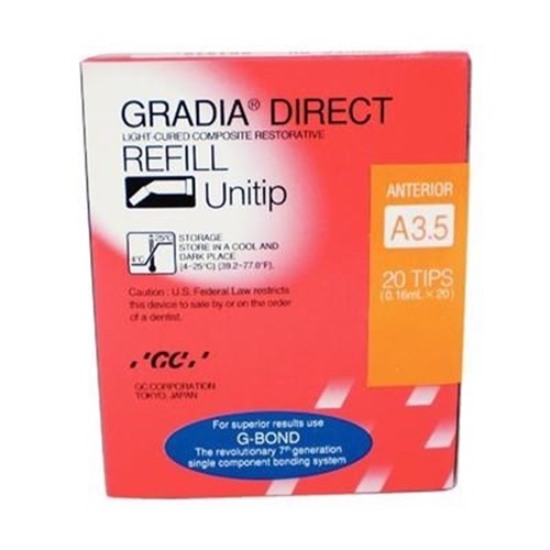 GRADIA Anterior A35 Unitip 0.16ml (0.3g) x20