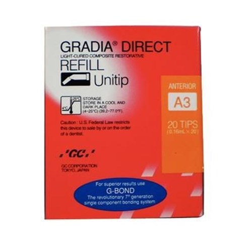 GRADIA Anterior A3 Unitip 0.16ml (0.3g) x20