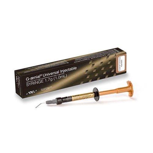 GC GAENIAL Universal Injectable - High Strength Universal Composite - Shade BW - 1ml Syringe, 1-Pack with 10 Tips