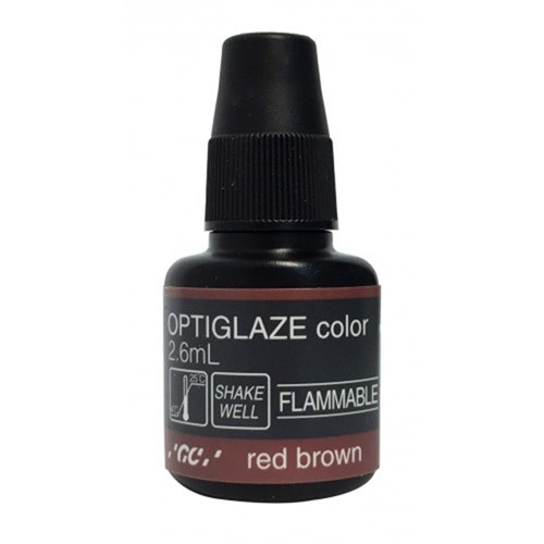 OPTIGLAZE Colour Red Brown 2.6ml Bottle for Cerasmart