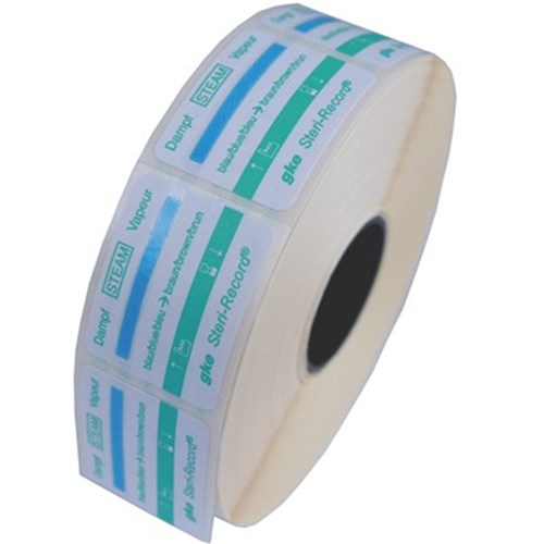 GKE LABEL Green Self Adhesive with Process Indicator x 750
