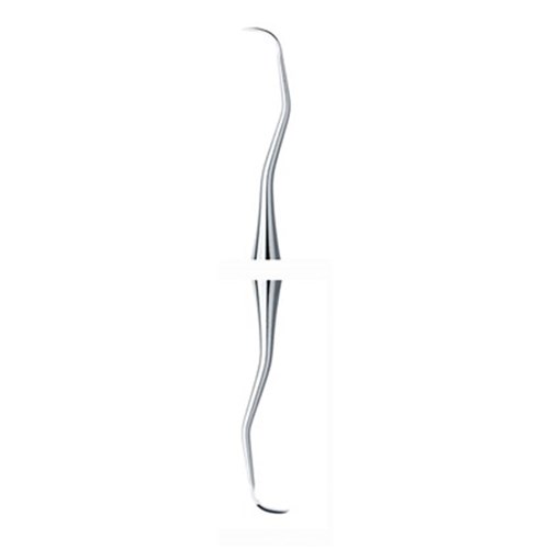 SCALER Gracey #1/2R Rigid D/E Satin Steel Handle