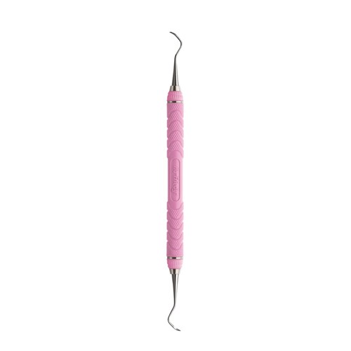 HuFriedyGroup McCall Scaler - #13/14S - #C8 Resin 8 Colour Everedge Handle - Pink