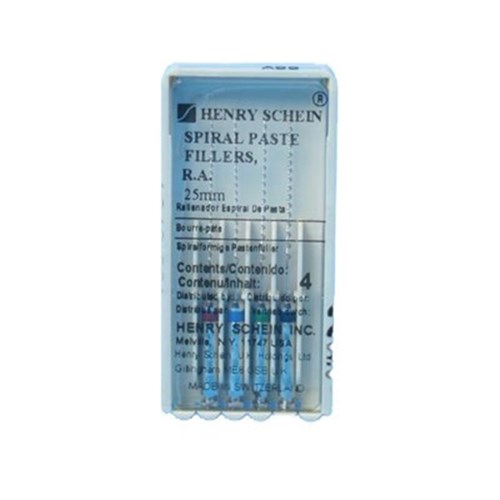 HENRY SCHEIN Paste Filler 25mm Asst Size Pack of 4