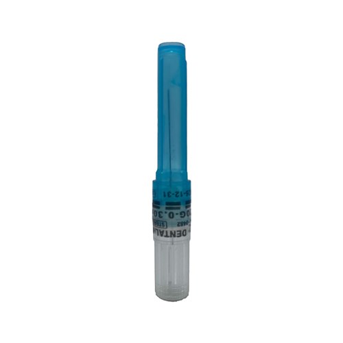 Henry Schein Standard Needles - 30 Gauge - Short 25mm - Blue, 100-Pack