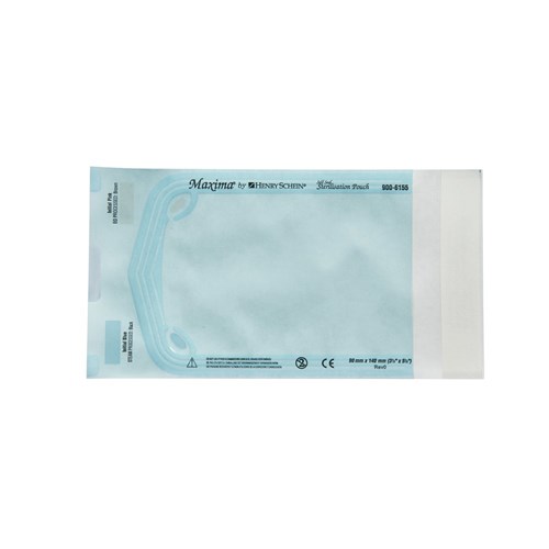 Henry Schein Maxima Sterilisation Pouch - 90mm x 140mm (3.5x 5.5