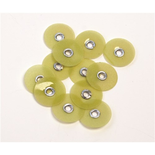 Henry Schein Pop on Discs - Medium - Light Green - 12.7mm, 85-Pack