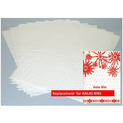 Henry Schein Dental Bibs - 4ply paper - Small - 28.5cm x 21.5cm, 800-Pack