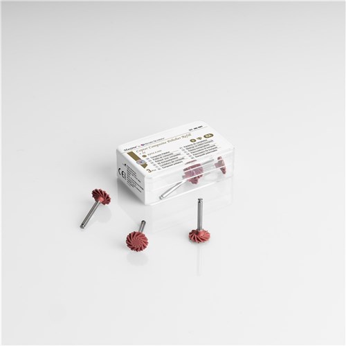 Henry Schein Maxima Copter Polisher - Small Pre-Polish - Red, 3-Pack