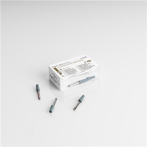 Henry Schein Maxima ZirconOxide Grinder - Slow Speed, Right Angle (RA) Shank - Cylinder, 3-Pack